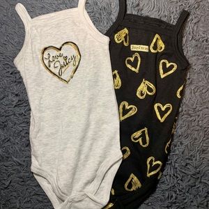 Juicy couture baby girl bodysuits